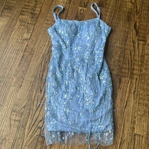 Periwinkle homecoming dress 0